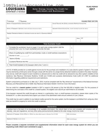 Louisiana R 1086 Form