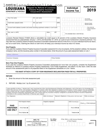 R 540Ins Louisiana Form