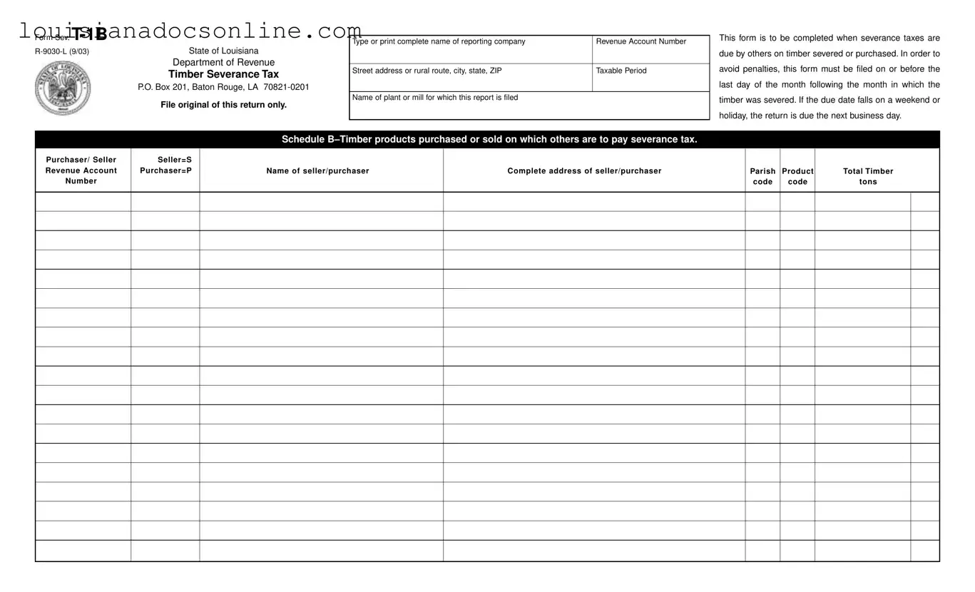 T 1B Louisiana Form